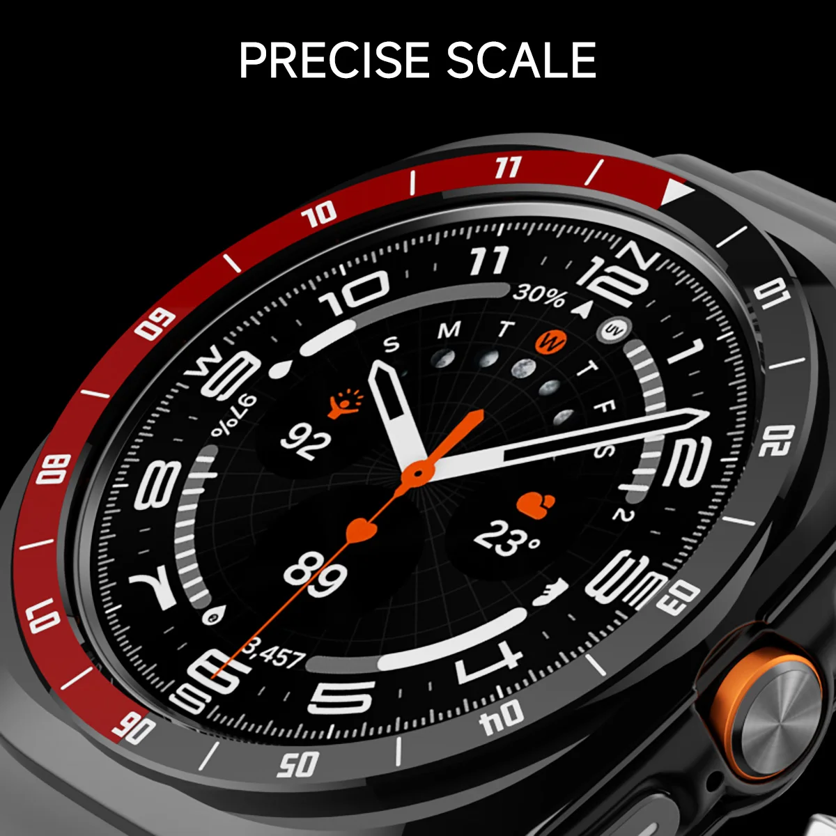 PC Scale Case for Samsung Galaxy Watch Ultra 2 2026 47mm Bumper Frame Protector Cover for Galaxy Watch Ultra 2 Case Accessories