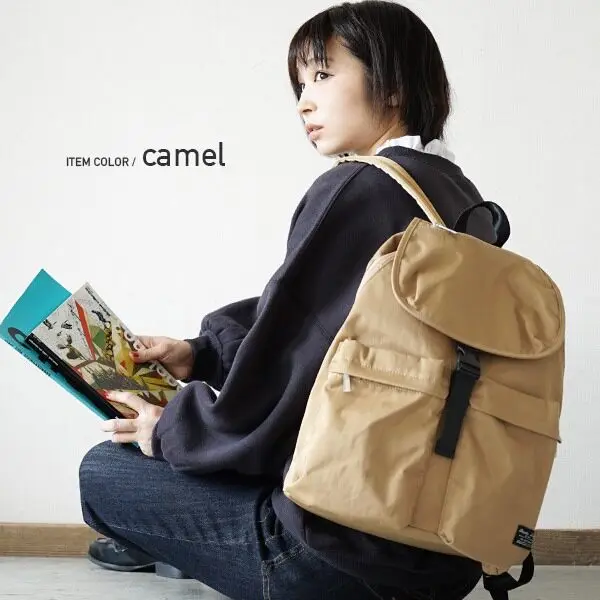 

Japanese-Style New Unisex Waterproof Lightweight Solid Color Backpack for Travel, School, and Casual Daily Use