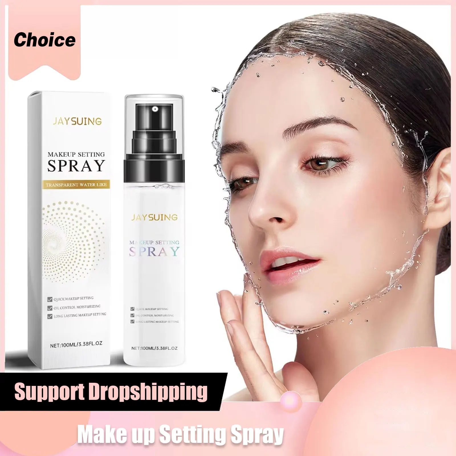 Make up Setting Spray Hydrating Long-Lasting Makeup Oil Control Fast-Forming Film Hold Makeup Foundation Finishing Fixer Spray