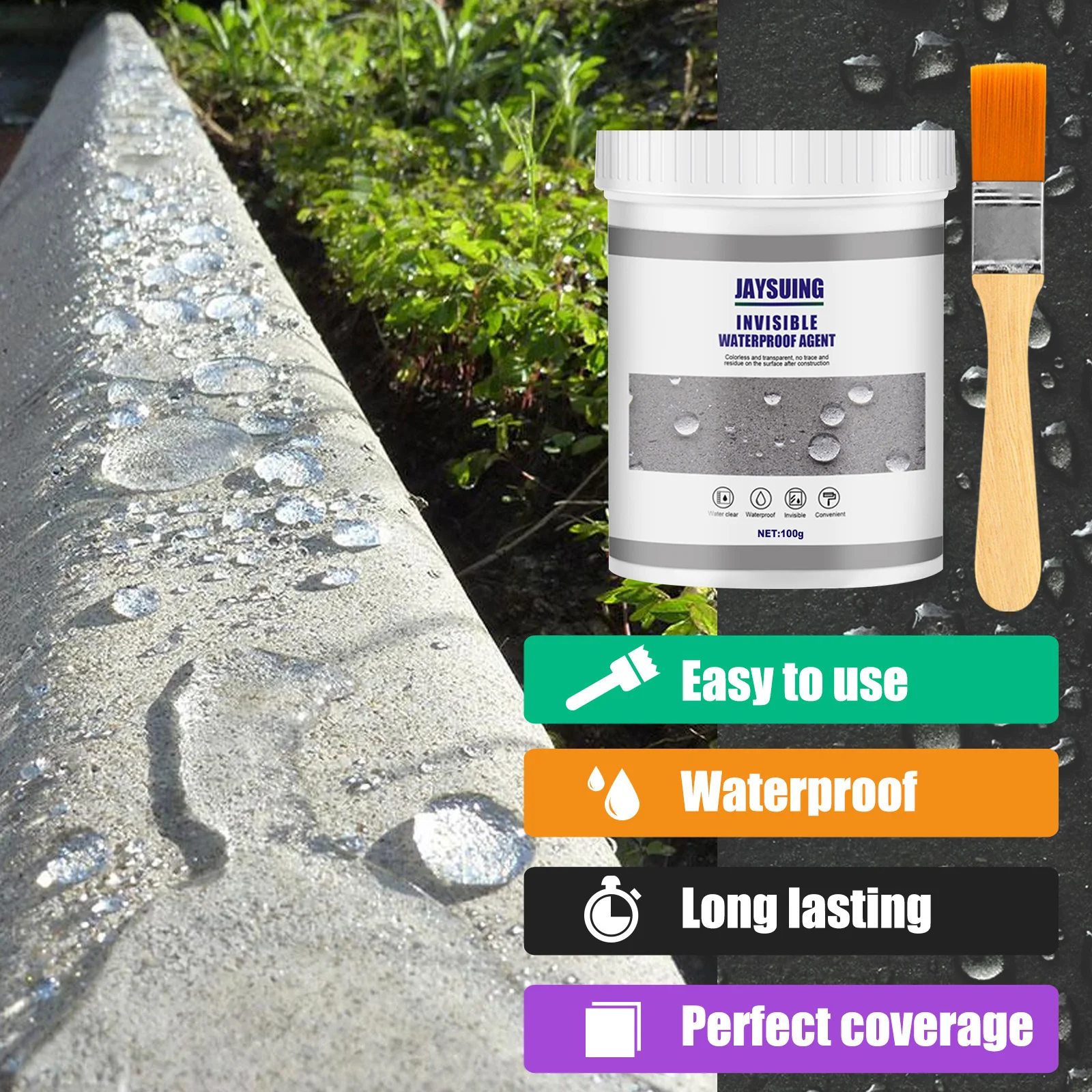 100g Waterproof Agent Toilet Anti-leak Nano Spray Glue Leak-trapping Repair Tools Sealant Spray Anti-Leaking Sealant