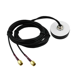 round screw LTE Antena dual 4G Antennas AUX with 2 SMA Connectors