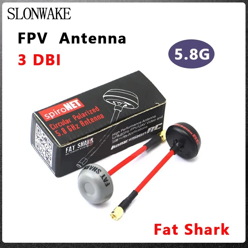 

SLONWAKE 5.8G image transmission Mushroom antenna High gain transmitting and receiving for fpv aerial photography antenna.