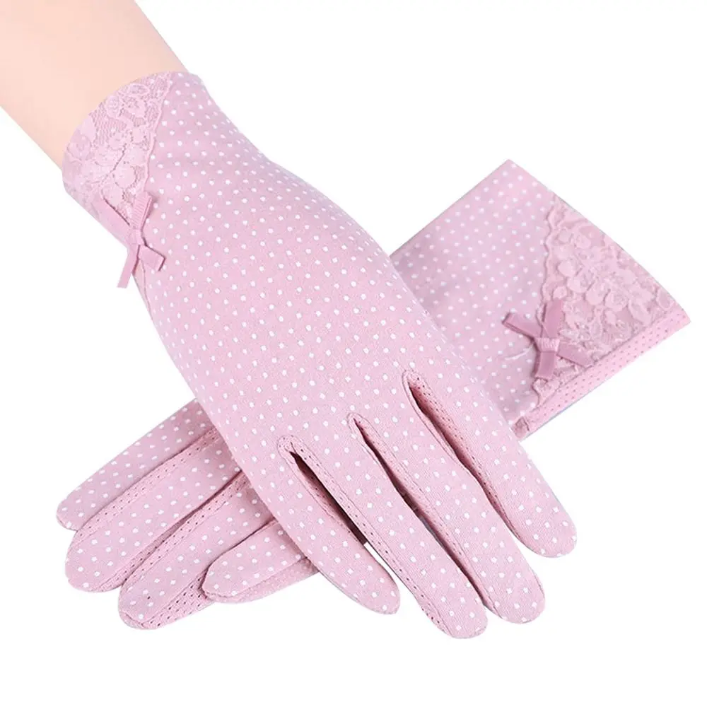 UV Protection Summer Sunscreen Gloves Touch Screen Breathable Sun Protection Gloves Elastic Slip Resistant