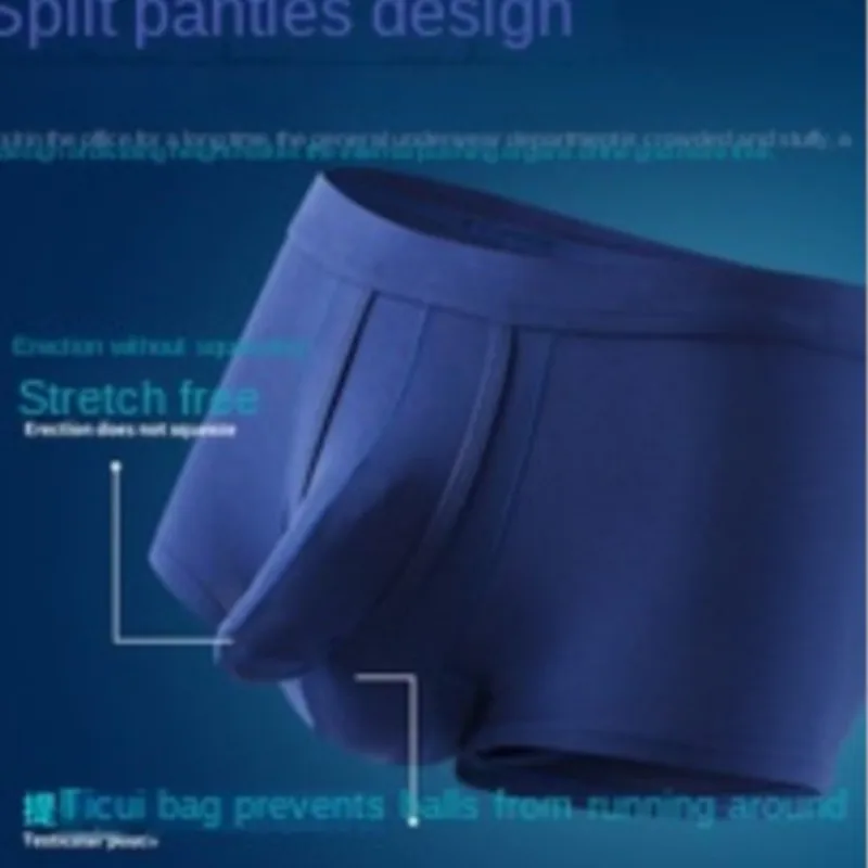 

Pouch Underwear Man Boxer Sexy Hot Breathable Summer Men's Underwear Comfortable Fiber Fabric Mid Waist Gun Holster Design