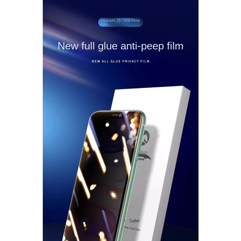 Applicable to Apple 11 anti-peep film iphone12 tempered film iphonex mobile phone 13 full screen xr anti-peep pro ceramic xsmax