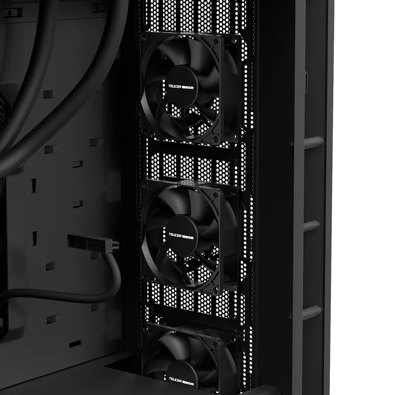 Teucer 8025 PC Case Fan 12V  Big 4Pin Small 3Pin Interface 8CM Hydraulic Bearing 2000RPM Chassis Cabinet Cooling Fan - view 6