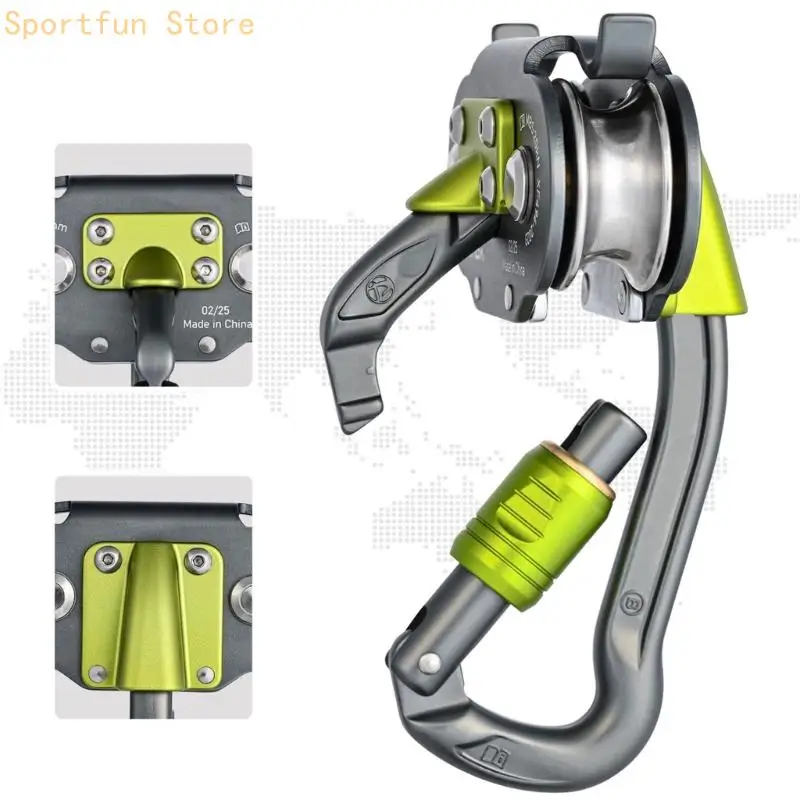 

X7JD Multipurpose Climbing Pulley Carabiner Reliability Screwgate Carabiner