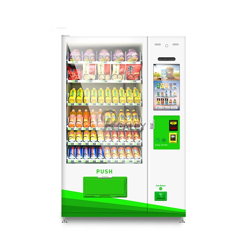 Drink and Snack Commercial Soda Food Vendo Black Vending Machine Expendedora Myanmar