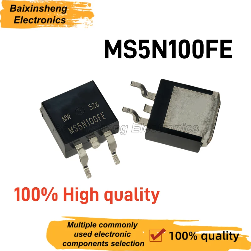 10PCS NEW MS5N100FE 5A100V TO-263 N-channel Field Effect Transistor 5N100FE