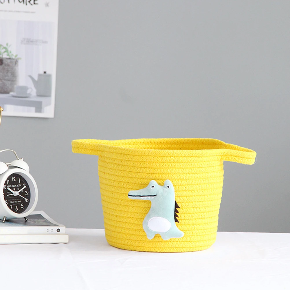 

Crocodile Storage Basket Large Capacity Toy Clothing ganizer Yellow Container Home Accessories Multifunctional Basket Sundries