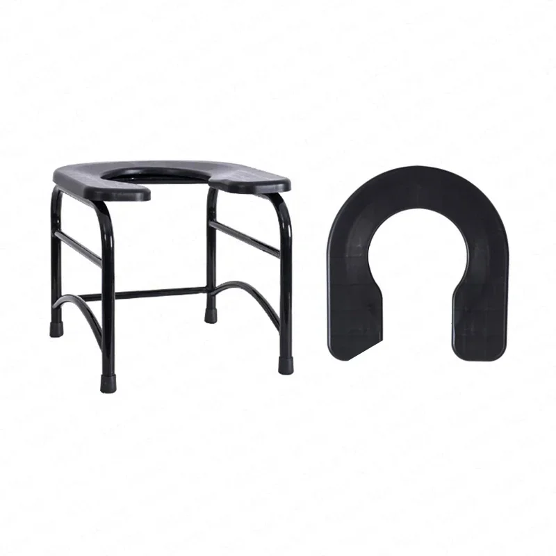 Bathroom Stool Chair For Elderly Mobile Toilet Stool Portable Shower Chair Safe Use for Pregnant Women Household Safety Frame