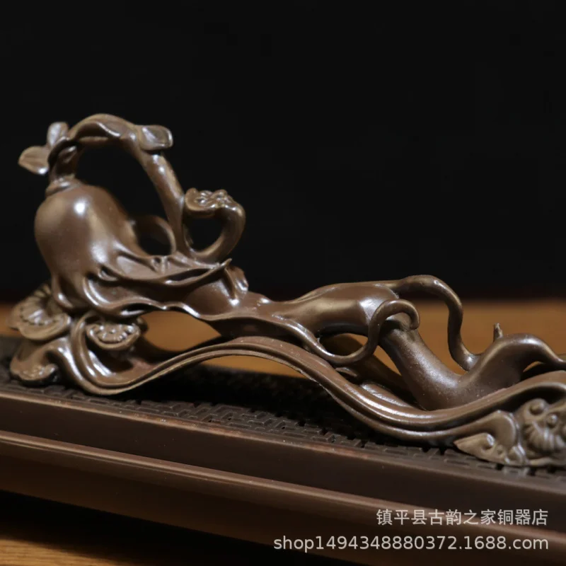 Alloy Surface Electroplated Red Copper Classic Animal Zen Incense Burner