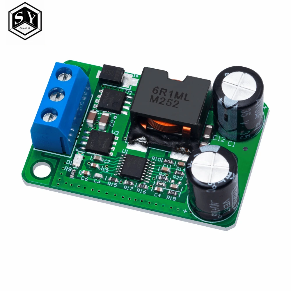 1PCS  24V/12V To 5V/5A 25W DC DC Buck Step Down Power Supply Module Synchronous Rectification Power Converter