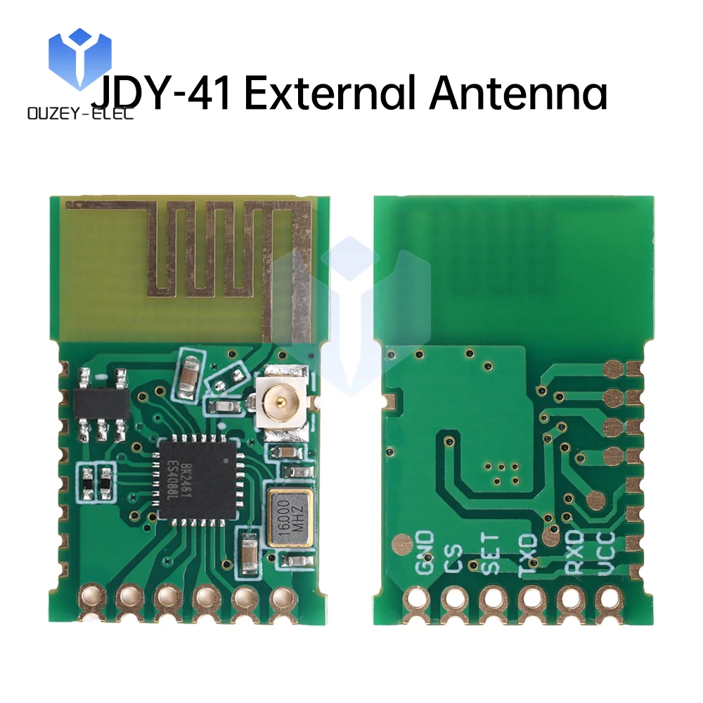 JDY-41 Módulo receptor transceptor RF de baixa potência de 2,4 GHz Módulo de comunicação sem fio de 2,4 GHz Módulo serial sem fio