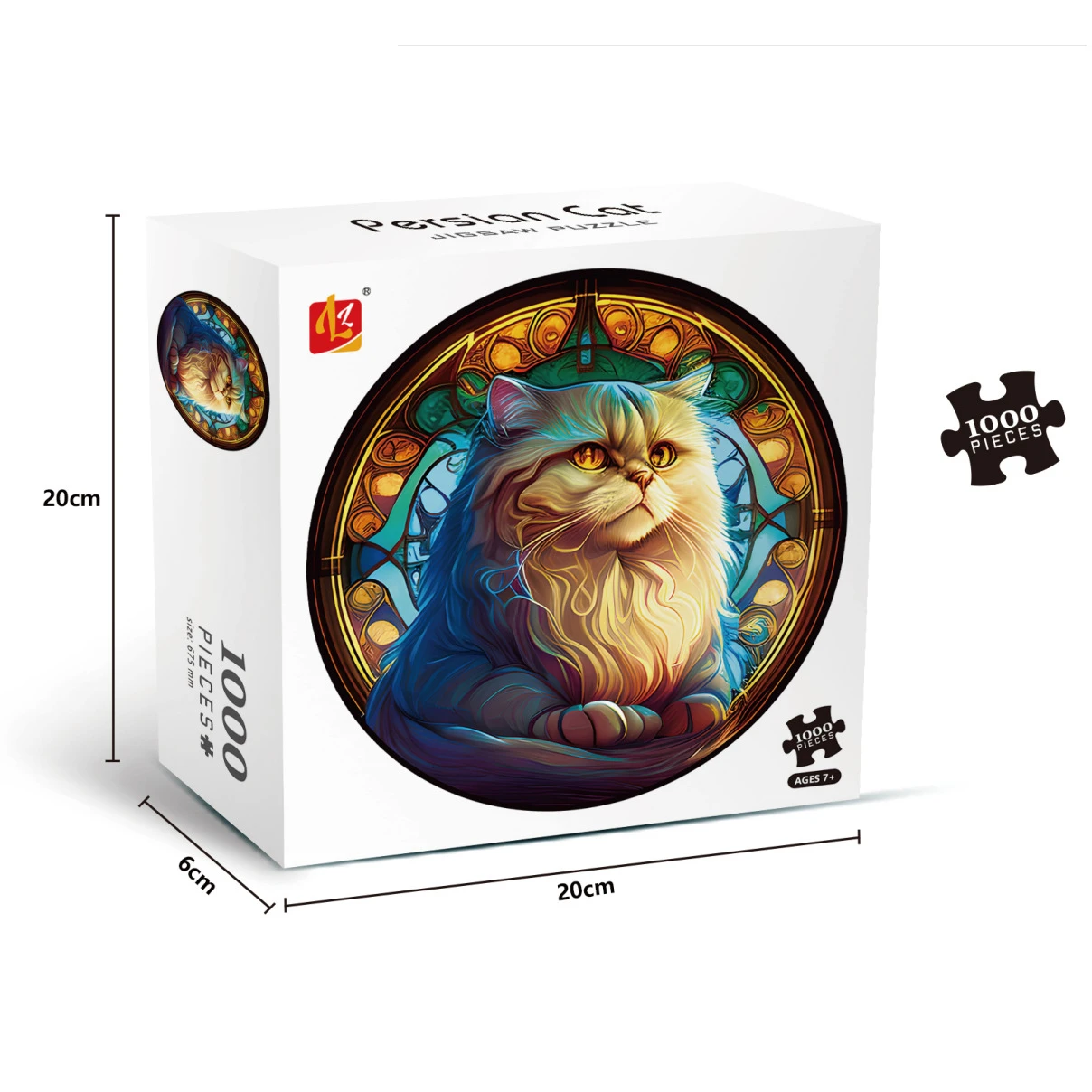 

1000PCS Puzzle Persian Cat Illusion Butterfly Tree of Life Christmas Tree Puzzle 1000 Pieces Home DecroFestival Present