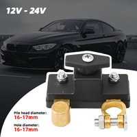 100 A Battery Brass negative power-off switch, Battery Master Disconnect Switch Power Cut/Shut Off Kill Switch 12-24V, Battery D