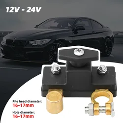 100 A Battery Brass negative power-off switch, Battery Master Disconnect Switch Power Cut/Shut Off Kill Switch 12-24V, Battery D