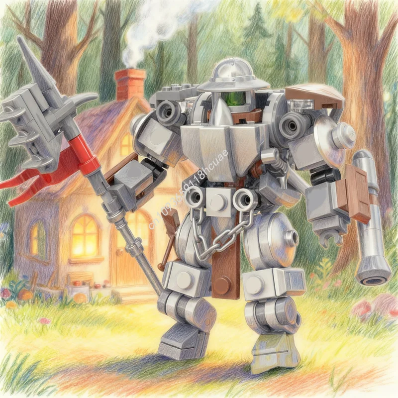 178pcs MOC STEEL GOLEM Model Building Blocks Assemble Toy Construction Festival Gifts DIY Idea Brick Creative Education