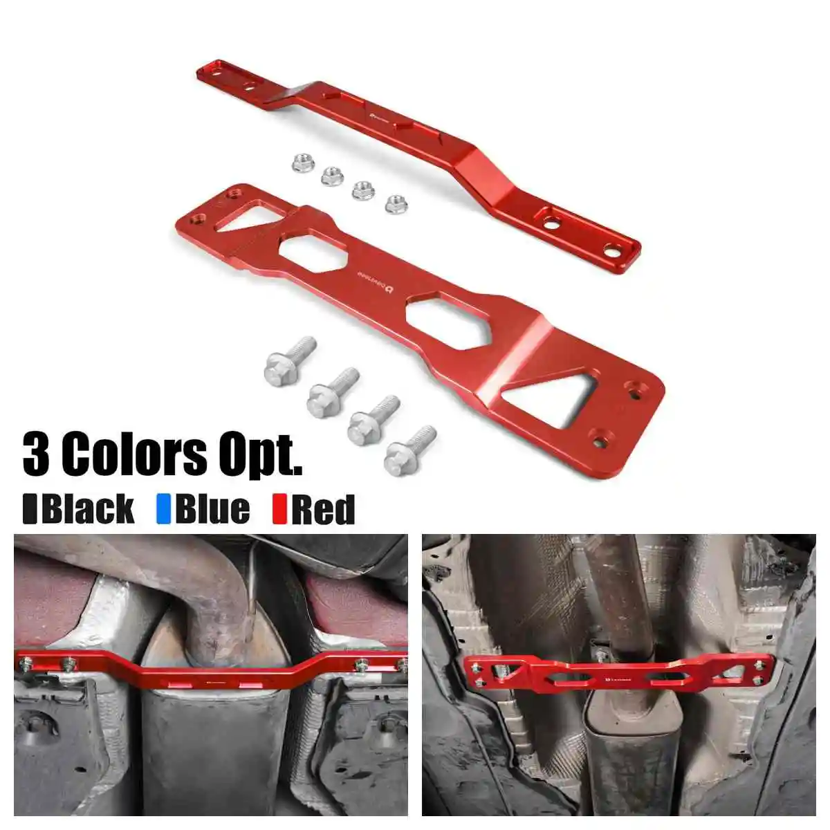 

BEVINSEE Centre Tunnel Brace & Rear Tunnel Cross for VW for Golf MK7/8 GTI for Passat B8, for Audi A3 8V 8Y Q2 for SEAT Leon 5F