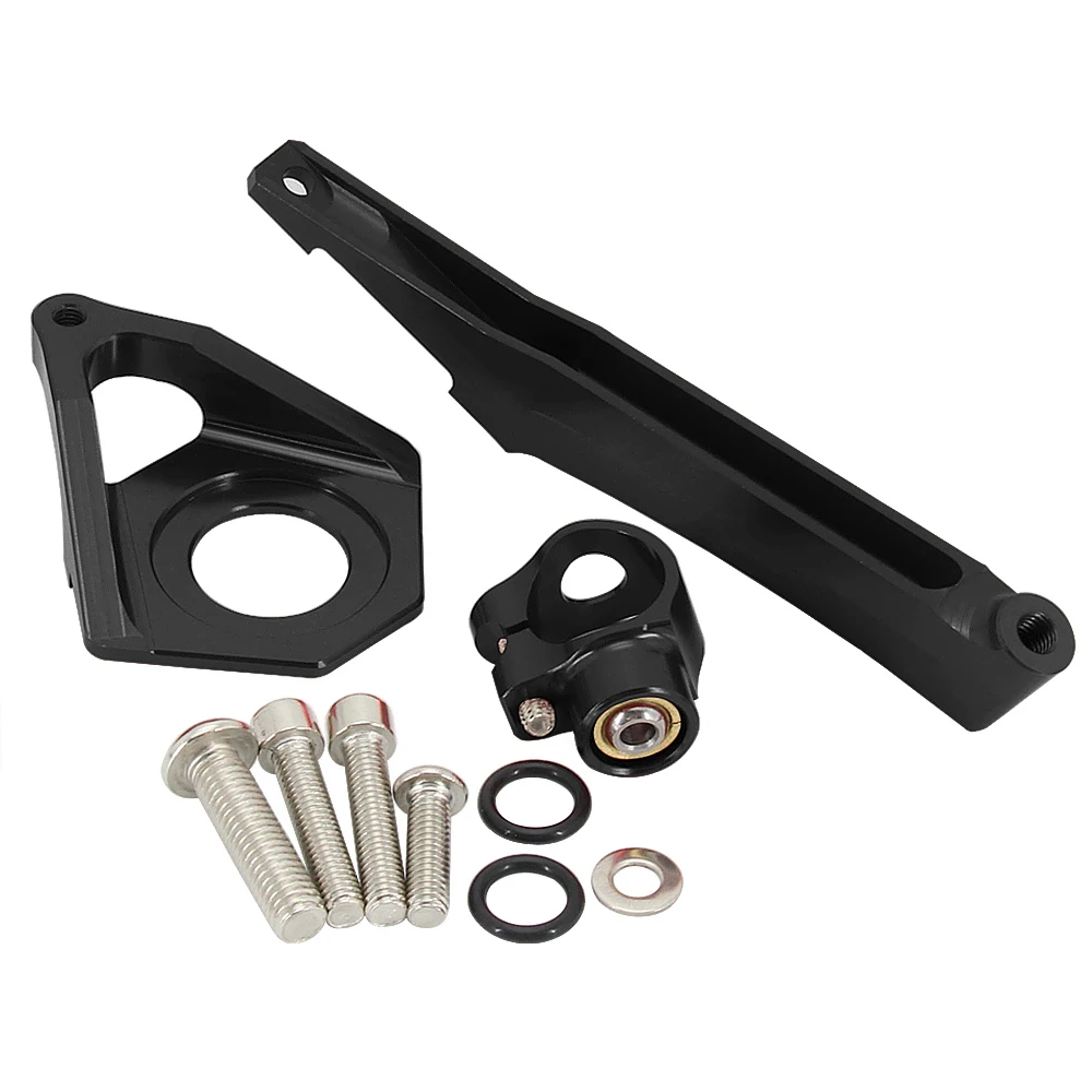 ใหม่ชิ้นส่วนรถจักรยานยนต์พวงมาลัย Damper Bracket Stabilizer Linear Mount สนับสนุนชุดสำหรับ YAMAHA YZF-R6 YZF600 YZF 600 2003-2005 2004