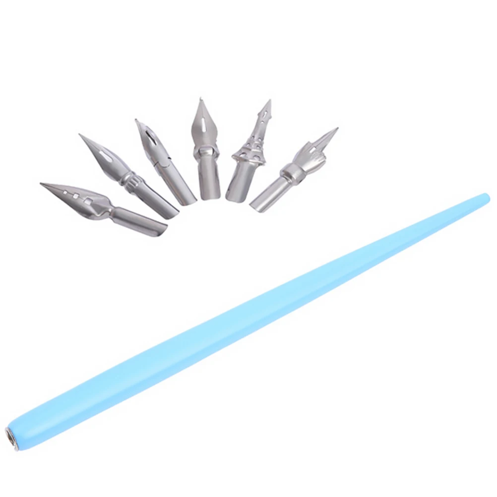 

1Set Dip Pen Set English Calligraphy Pen Kit Style Multiple Nibs Calligraphy Starter Kit Gift Supplies