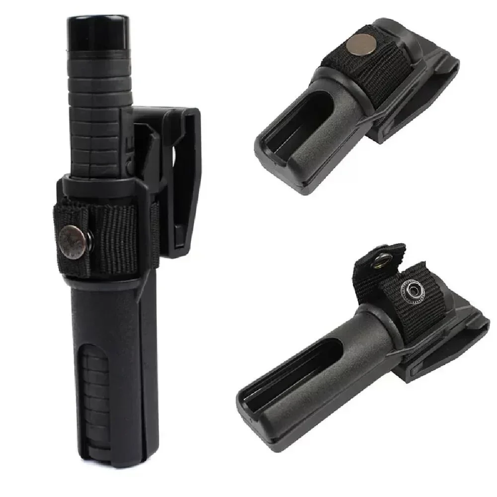 Universal Baton Case Holster 360 Degree Rotation Telescopic Self Defense Stick Holder Outdoor EDC Tool Kit Belt Waist Pouch