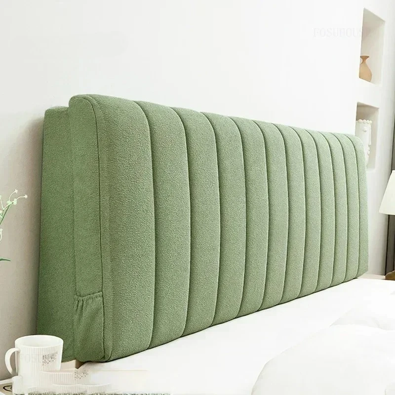 Suede Headboard for Room Apartment Anti-collision Soft-packed Headboard Cream-style Creative Bed Headboards for Home High-grade