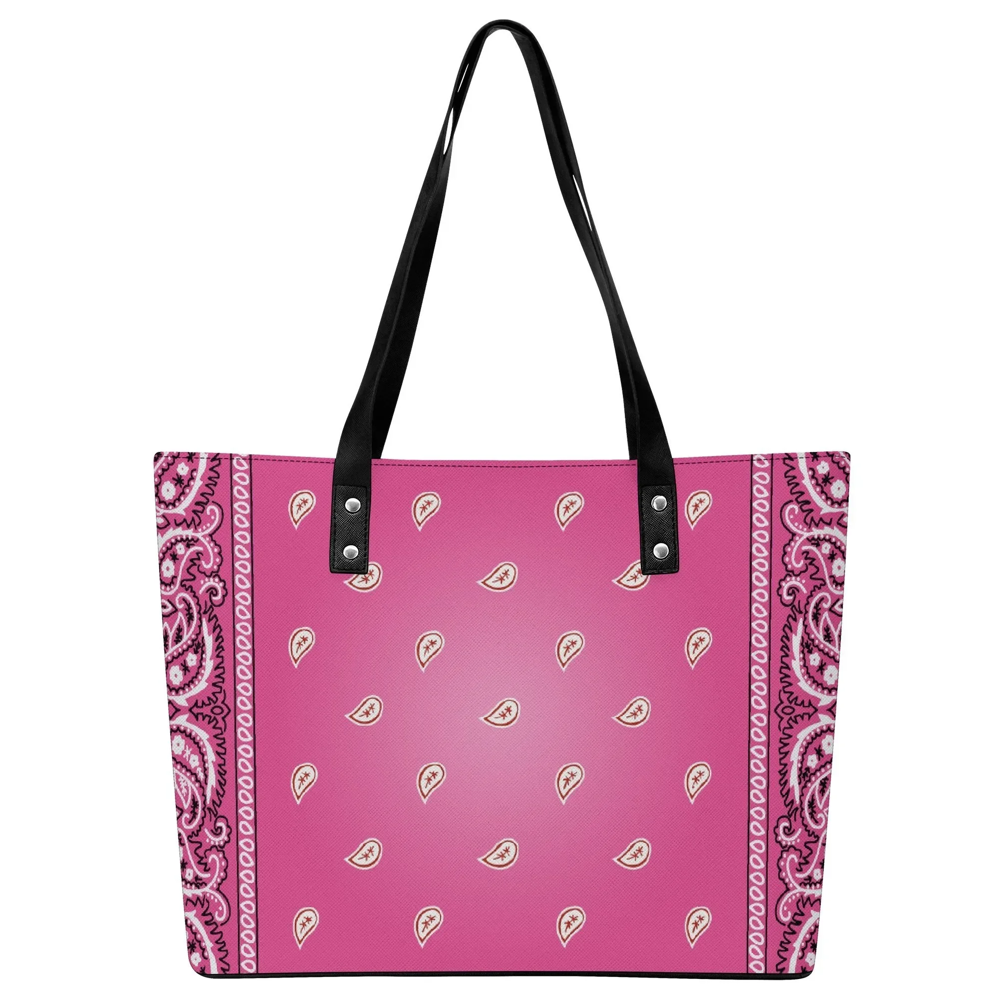 

Customizable And Fashionable Bandana Women's Shoulder Bag Women's Handbag Large Capacity Storage Bag Made Of PU Leather