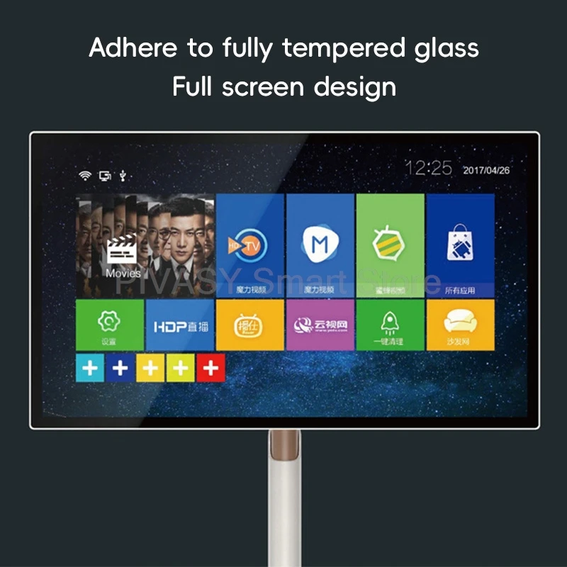 Smart TV Wireless Casting Display Touch Screen da 32 pollici per ufficio esterno Monitor interattivo colorato portatile domestico mobile