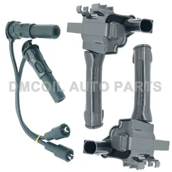 1 SET IGNITION COIL AND WIRE CABLE FOR MG 350 360 SW 5 GT TCI GS TGI ZS ROVER ZOTYE T600 1.3L 1.5L 1.5T (2010-) NEC000120A