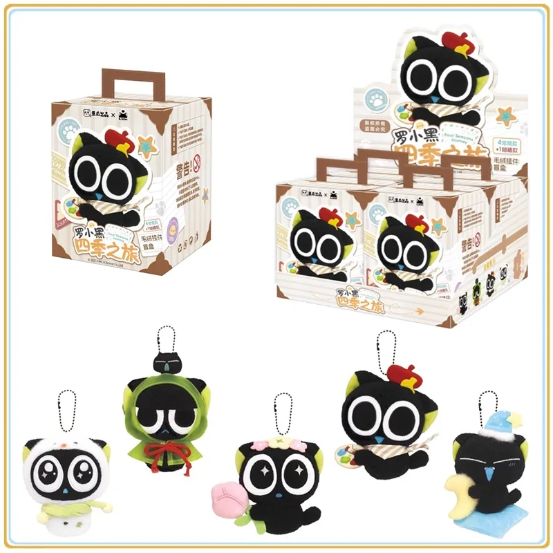 

В наличии оригинальные военные хроники Ruo Xiaohei 2, серия «Четыре сезона путешествия», слепая коробка, персонажи аниме, куклы, милые праздничные игрушки в подарок