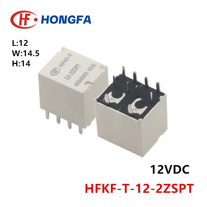 5Pcs HONGFA Relay HFKF-T-12-2ZSPT 12VDC 10Pin 30A 12V Automotive Relay