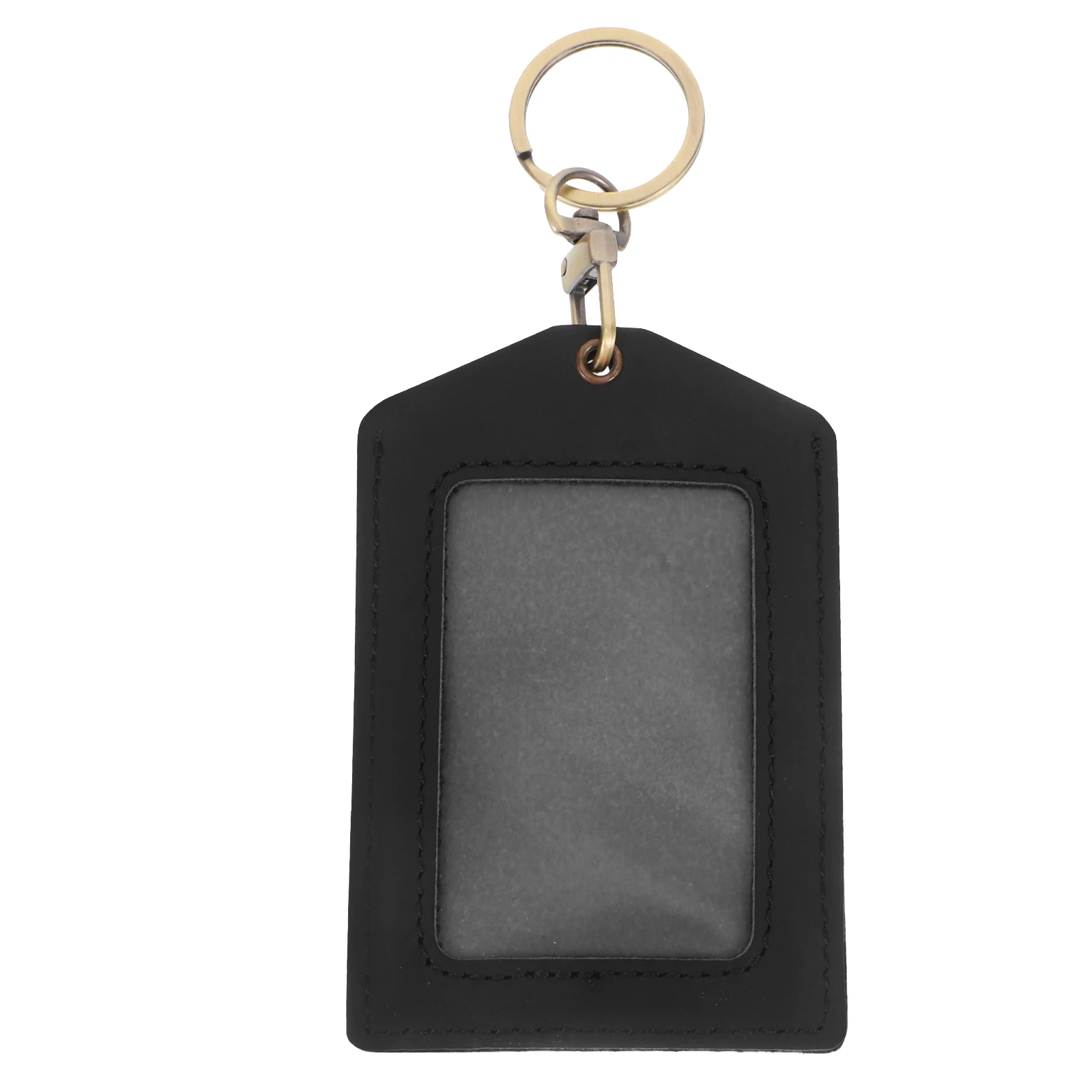 

Reusable Keychain Card Holder Work Badge Protector Id Business Cards Organizer Durable Access Control Sleeve Campus School