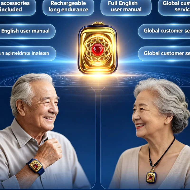 Advanced 650nm Semiconductor Laser Pendant for Cardiovascular Health Blood Circulation Angina Relief Home
