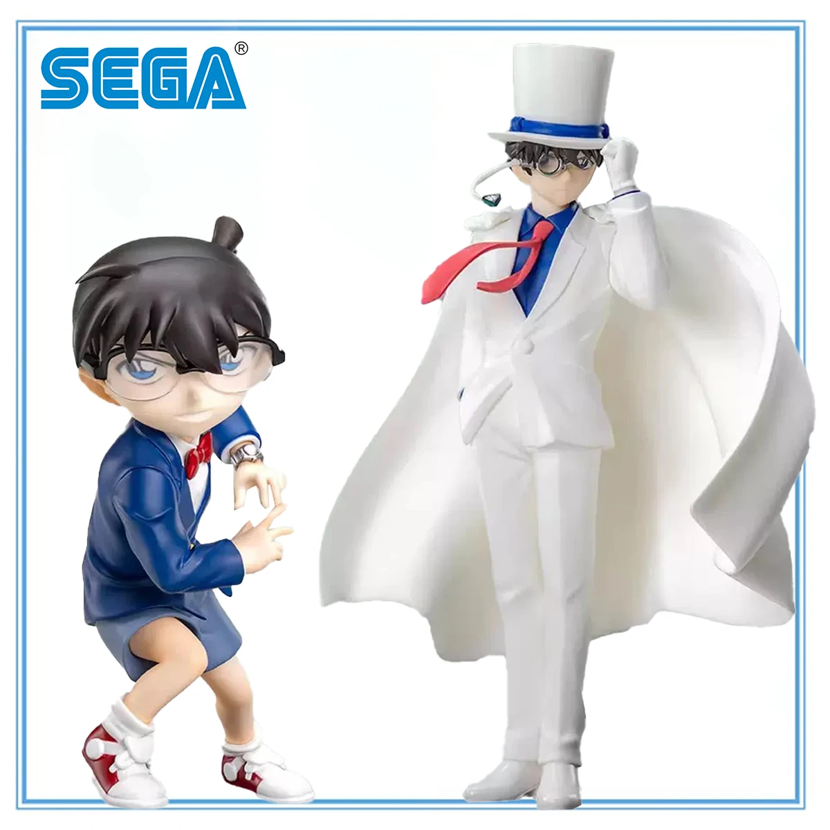 

100% Original SEGA Xross Link DETECTIVE CONAN Conan Edogawa Kaitou Kid Anime Figure Collection Series Model Toys