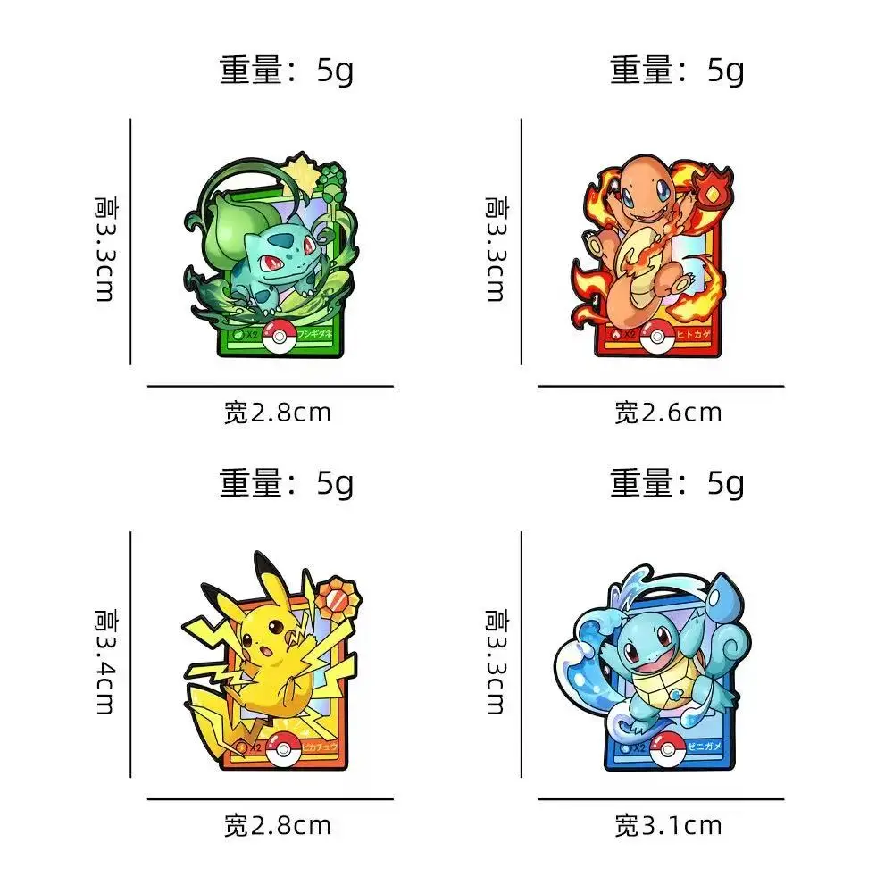 9-teiliges Set legendärer Tier-Emaille-Pins, Cartoon-Monster-Anstecknadeln, Rayquaza-Legierungs-Broschen zur Dekoration von Rucksäcken – Detail 6