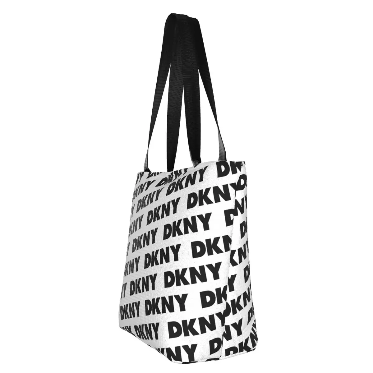 2024 Fashion sYNKD Printing Black Custom Tote Shopping Bag Reusable Canvas Shoulder Shopper Handbag Travel School Bags