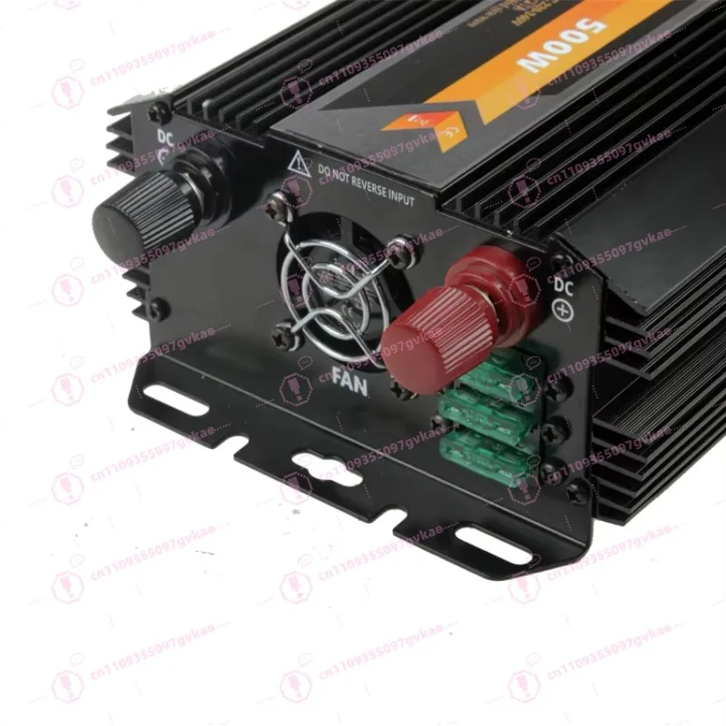 Автомобильный инвертор с синусоидальной волной, 12-220В, солнечный, 600Вт, с цифровым дисплеем