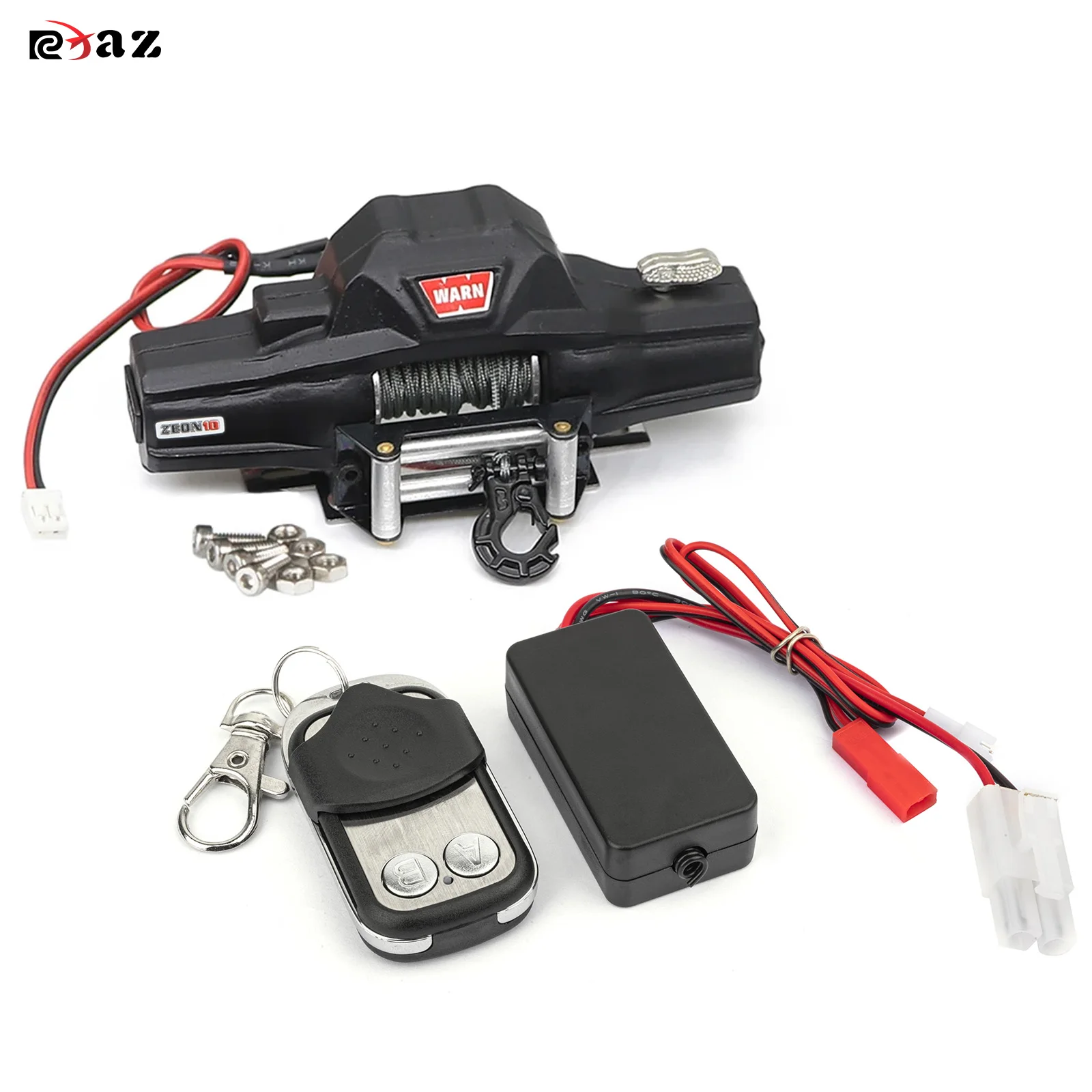 RC Metal Automatic Simulation Simulated Winch for 1/10 RC Crawler Car Axial Scx10 II 90046 90047 D90 D110 TRAX TRX4 TRX6 Rc4wd