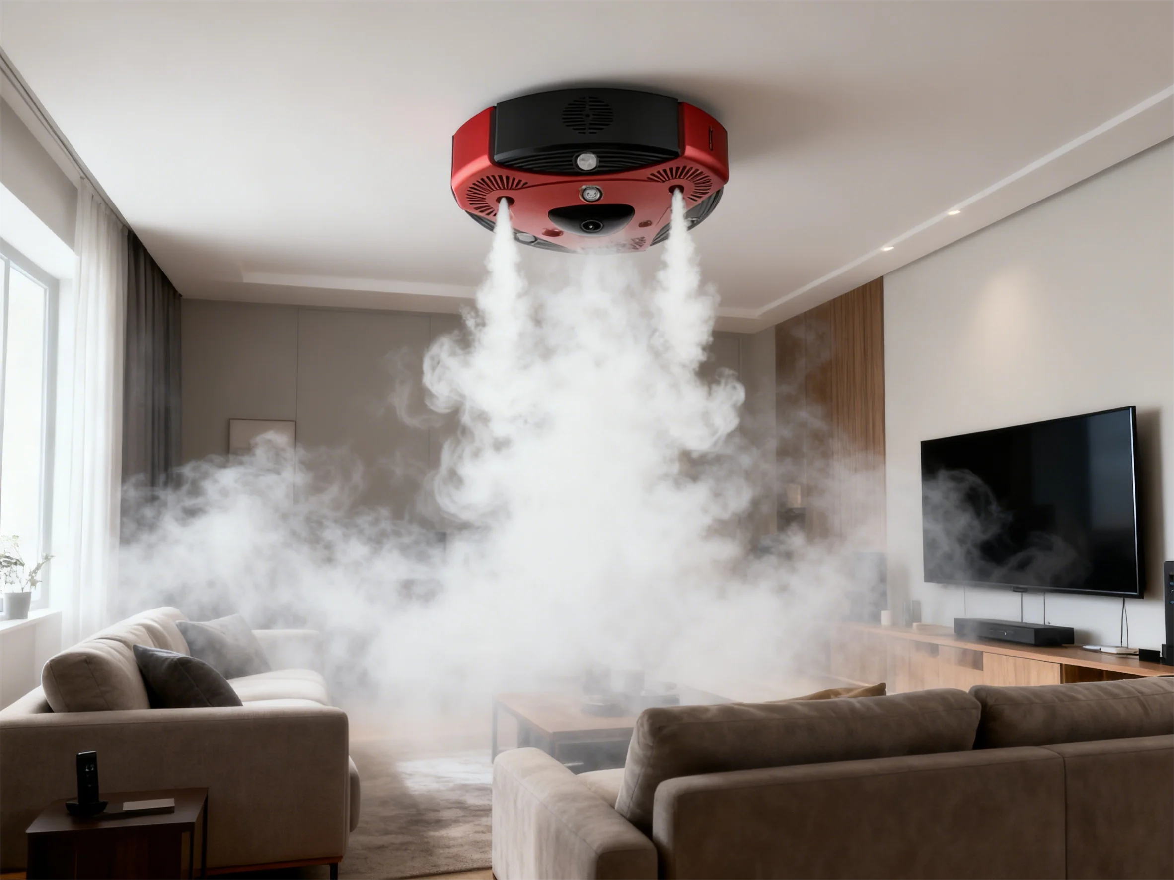 

Система камер видеонаблюдения Fog Machine с Wi-Fi для защиты от взлома и краж, защитное оборудование для окон и дверей.