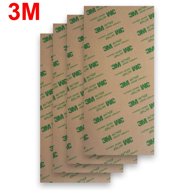 100mmx200mm 3M 467MP 200MP Transparent Double-Sided Adhesive Transfer Tape Sticker For Touch Screen Phone Membrane switch Plate