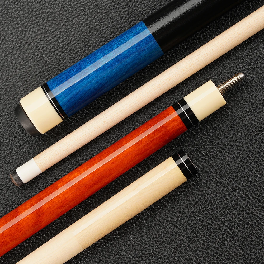 Professional Billiard Stick Kit, MD Cues, 58 Inch, 19oz-20oz, 1/2 Maple, Pool Cue Set, 12.5mm Tip, Maple Butt, 4 Colors, Newest