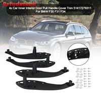 Artudatech 4x Car Inner Interior Door Pull Handle Cover 51417279311 For BMW F30 F31 F34