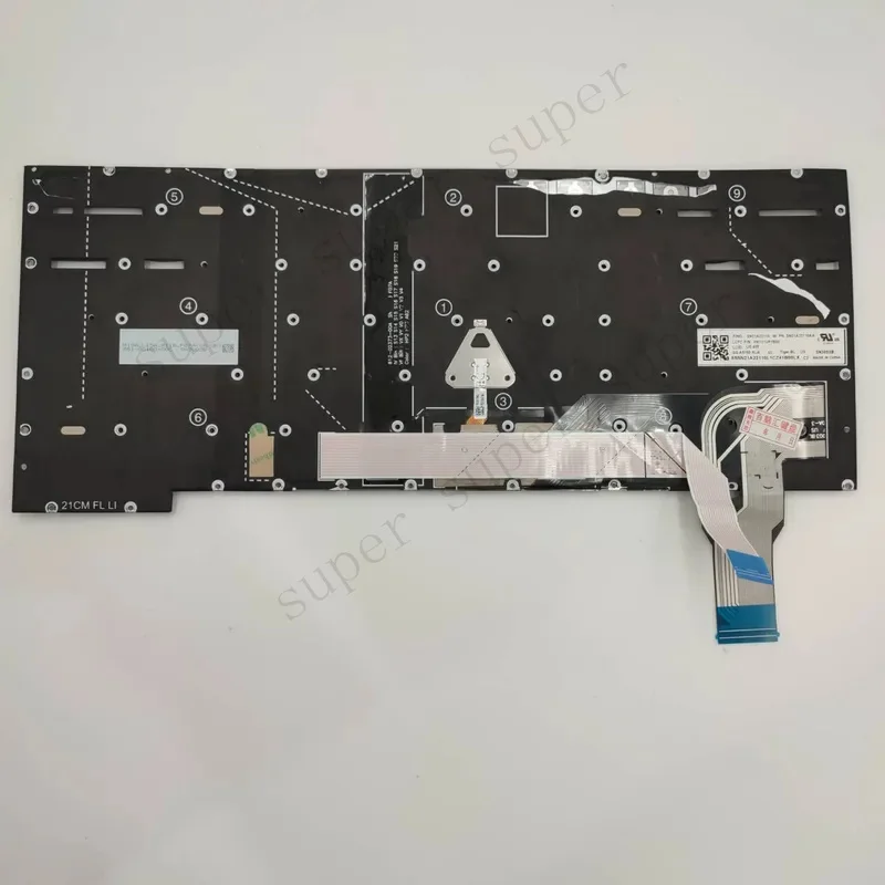 for Lenovo Thinkpad P1 Gen4 P1 Gen5 Laptop keyboard US Layout