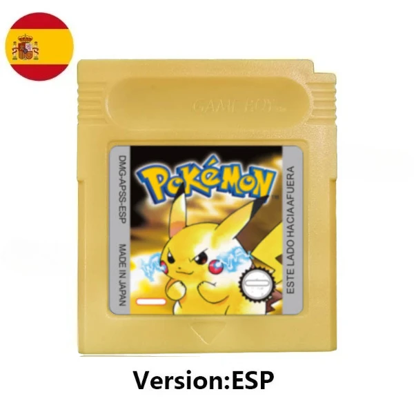 #HOT USA ESP FRA GBC Pokemon Cartridge Bundle Red/Blue/Crystal/Gold/Silver/Yellow/Green Multilingual Card Pokemon Game Card view 4