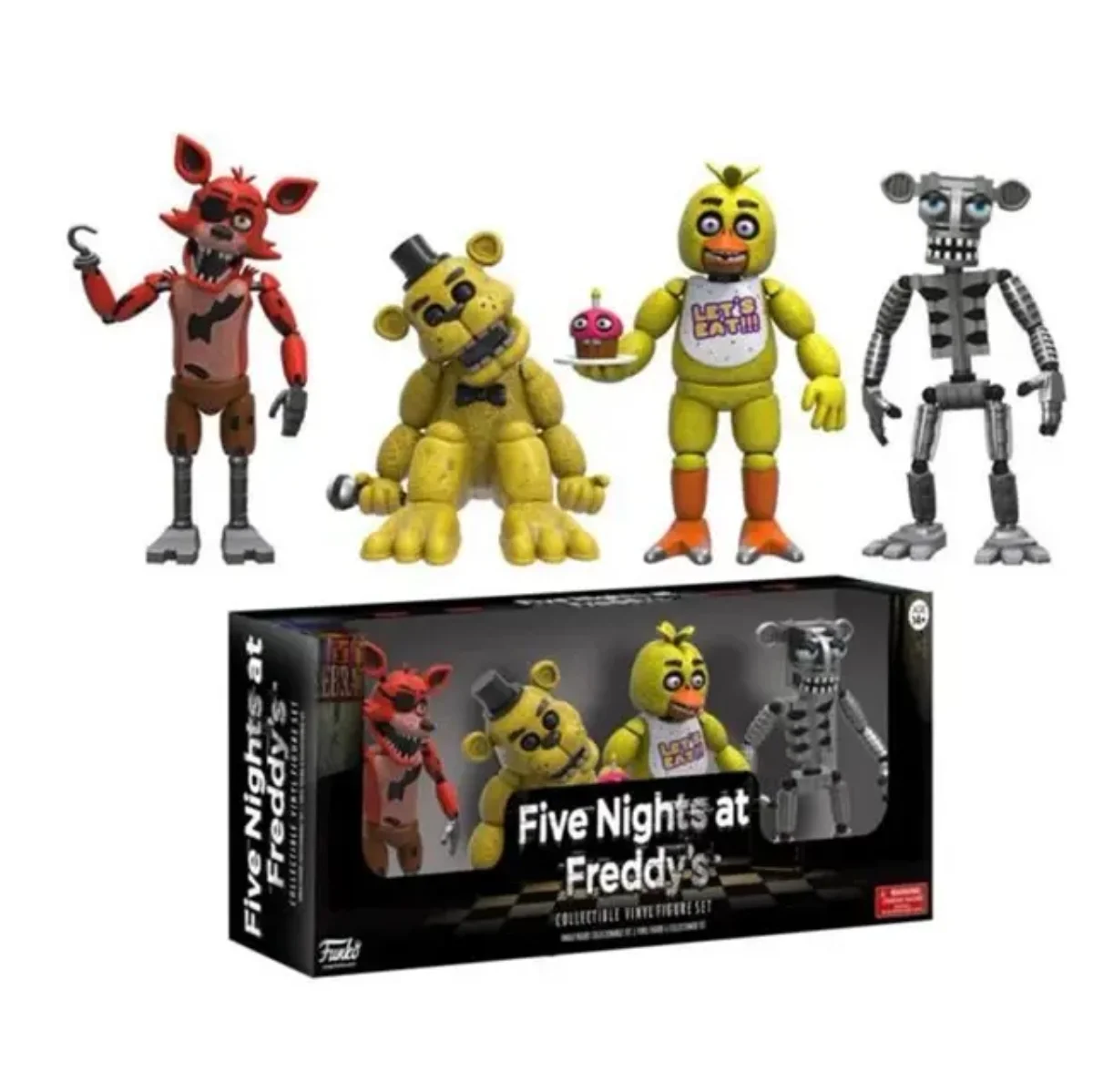 

【In Stock】FNAF Bear's Midnight Harem Five Nights Bonnie/Freddy/Chica/Foxy Action Doll Animation Model Toy Collection Gift