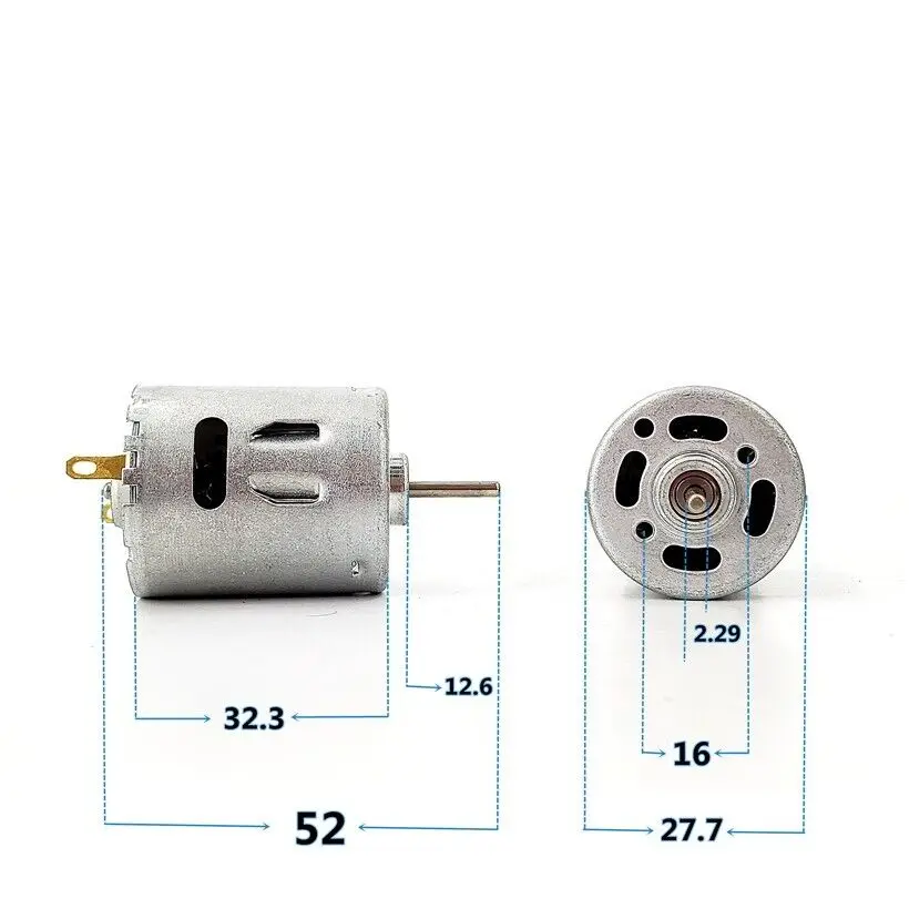 Micro 28mm RS-365SM-2273 Electric Motor DC 12V-32V 15V 18V 24V High Speed Heat Gun Hair blow drier Ball Bearing RS-365SH Motor