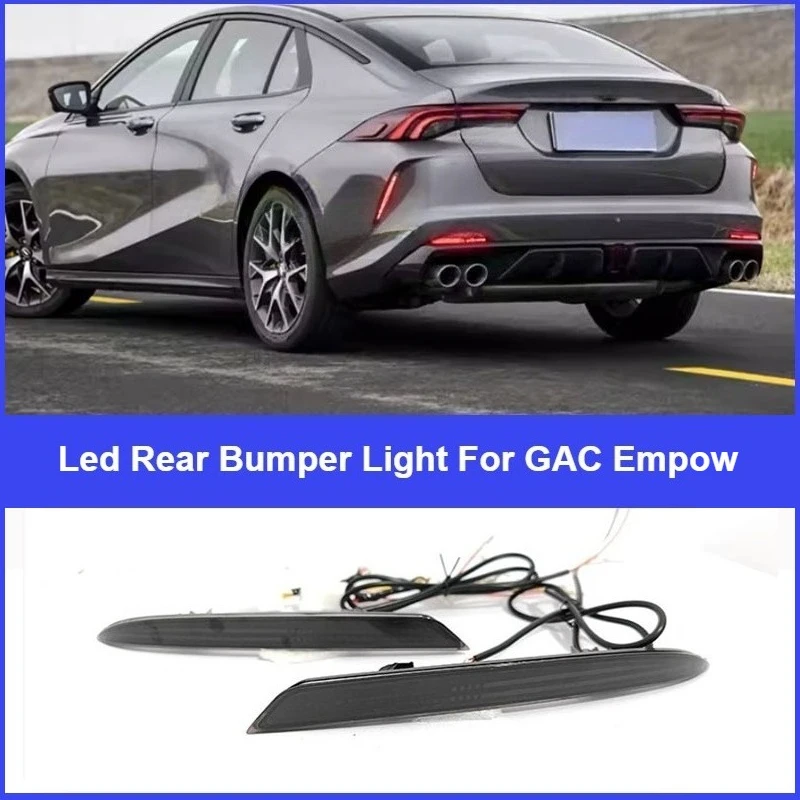

Led Rear Bumper Reflector Light Dymanic FlowingTurn Signal Brake Light Tail Side Lamp For GAC Empow Modification Accessories