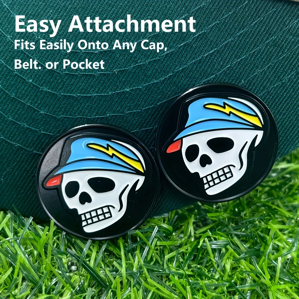 Standard Magnetic Golf Ball Marker - Strong Hat Clip, Humorous Design, Durable Construction - Perfect Gift for Men and Women Gol
