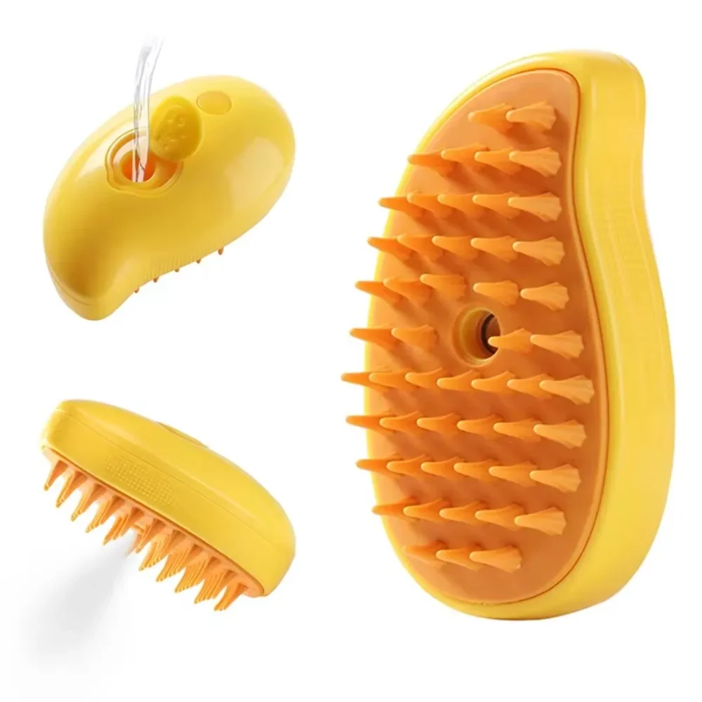 Massage cleaning 2 in1 Pet Brushes Self Cleaning Steam Dog accessories Removing Hair Spray Cat Bath Brush